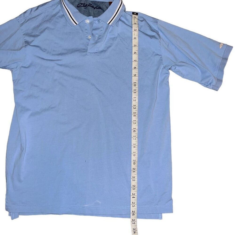BOB TIMBERLAKE Men’s Blue 100% Supima Cotton Polo Size Medium - Picture 7 of 7